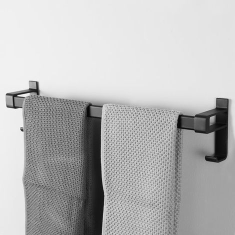 Porte-serviettes sans perçage - 60 cm - Porte-serviettes de bain - Barre de serviette - Accessoire salle de bain (1/5)