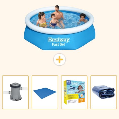 Bestway Bestway Fast Set Ronde - 244x61 cm - 5-pièces S245 (1/5)