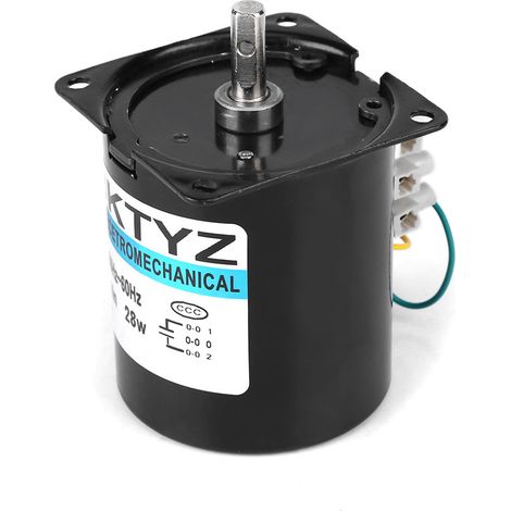 XD68KTYZACS1 AC220V 28W Permanentmagnet-Synchrongetriebemotor CW/CCW 2,5 U/min (1/5)