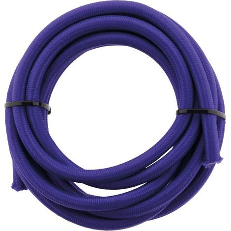 Câble électrique textile 3G1mm2 violet long 3m