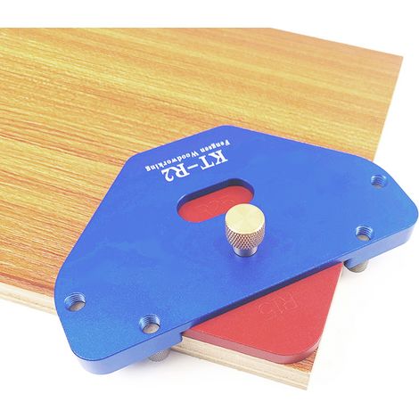 KE-R2 Bogenschablone für Holzplatten, halbkreisförmiger Frästisch, Radiuspositionierung, Holzbearbeitungswerkzeug (1/5)