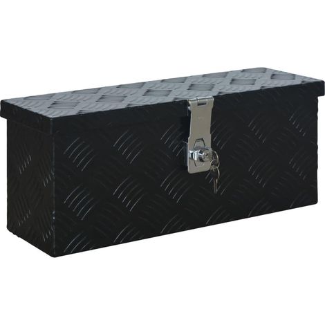 Caja de remolque de aluminio 48,5 cm negro 020003199 (1/5)