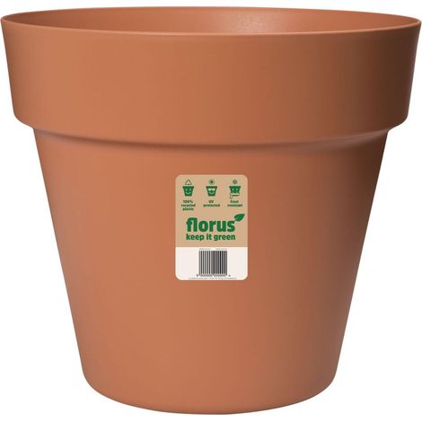 Elho Pflanztopf Paris, terra, 47 cm Kübel