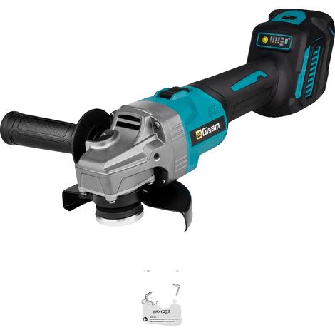 Meuleuse d'angle, moteur sans balais, 7 vitesses variables, Pas de batterie Pas de prise (1/2)