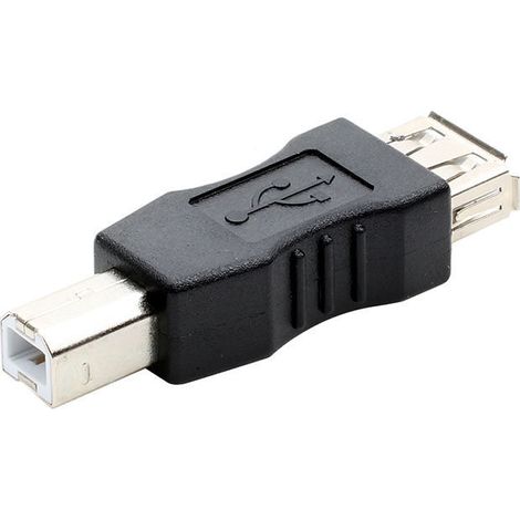 Quadratischer USB-Adapter für Druckköpfe, USB 2.0-A-Buchse auf B-Stecker-Adapter, USB-Buchse auf Stecker-Druckkopfadapter (1/5)