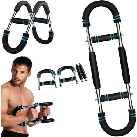 Exerciseur De Bras Twister en Forme De U,Extenseur De Poitrine Réglable,Entraînement des Biceps,Triceps,épaules,Dos,Avant-Bras Et Intérieur des Cuisses,Musculation du Haut Corps,équipement De Fitness (1/5)