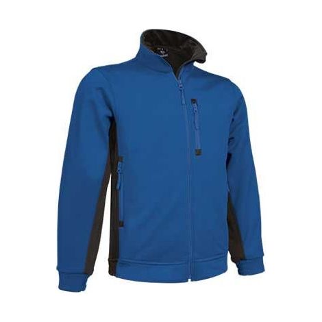 Chaqueta técnica con cremallera larga Peak S Azul royal/Negro