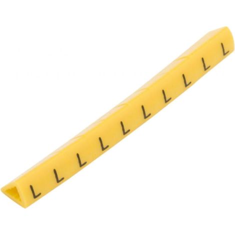 Marcador de cables OZ-1/L amarillo E04ZP-01020203300 (100 unidades)
