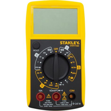 STANLEY Multimeter - Digitales Display - Kategorie 3 - STHT0-77364 (1/5)
