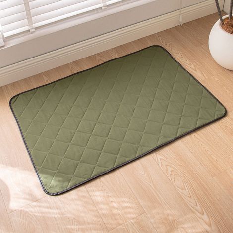 Tappetino assorbente per cani, lavabile, per l'addestramento di cuccioli e animali domestici, impermeabile, verde (5570 cm)