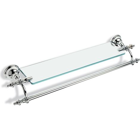STILHAUS Elite mensola cristallo con asta cromato codice prod: 000EL3308