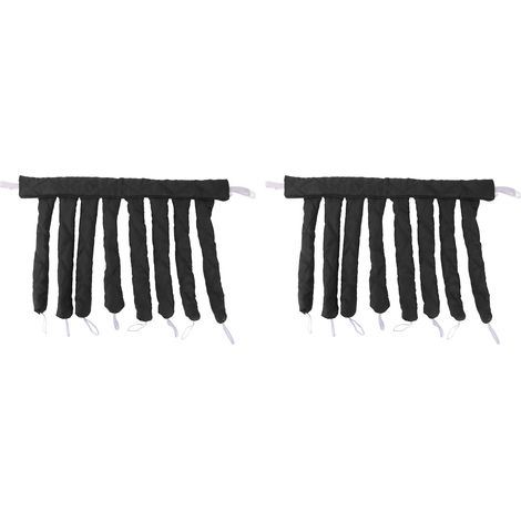 2pcs Bigoudis Chauffants Pour Cheveux, Rouleau Coiffure Sans Chaleur Femme Fille, Bandeau Boucles Maison (1/5)