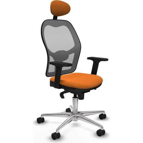 Sedia piqueras y crespo Jorquera grigio ecopelle ergonomica (1/2)