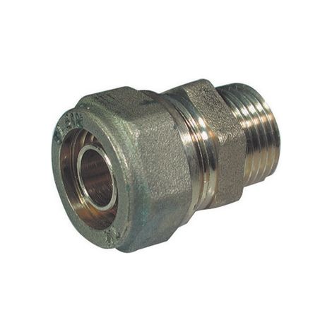 RACCORDO DIRITTO MASCHIO PER TUBO COBRA-PEX- 1/2 x 22- TIEMM- pezzi 1