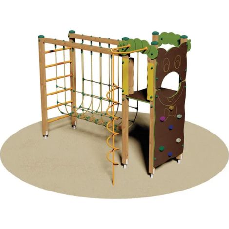 Palestrina Fayette 913 Giochipark legno ponte arrampicata pertiche 320x225x260h