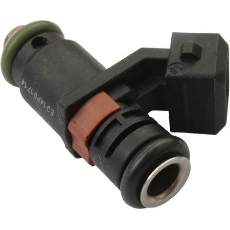Inyector de combustible para Kymco GP125/200, 2 puertos, entrada SAE, cuerpo de metal y plástico, optimiza la atomización del combustible SZRH (1/4)