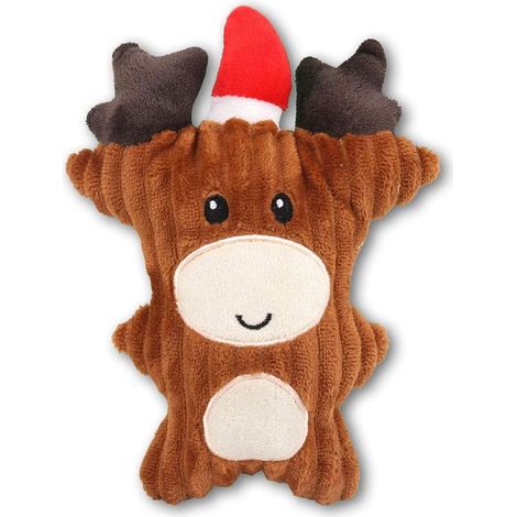 Jouet Pour Chien - Jouet En Peluche Sonore De Noël - Résistant À La Mastication - Pour Chiens Petits Et Moyens - 1 Pièce (1/5)