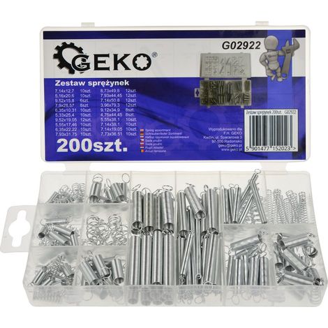 SET MOLLE A CONTRAZIONE ED ESPANSIONE 200PZ GEKO G02922 (1/4)