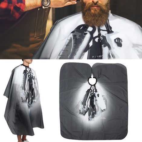Cape de coiffure imperméable pour salon, tablier professionnel coupe cheveux