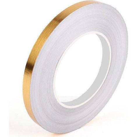 Rouleau adhésif décoratif 50 m x 1 cm, ruban pour carrelage, bande adhésive imperméable anti-moisissure pour sols, murs, plafonds, portes et fenêtres, décoration intérieure (G) (1/5)