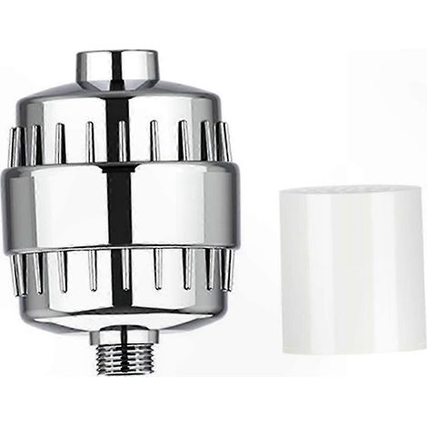 Duscharmatur mit 20-stufigem Antikalkfilter, austauschbaren Filterkartuschen inklusive, umweltfreundlicher Duschkopf für weiches und reines Wasser (1/5)
