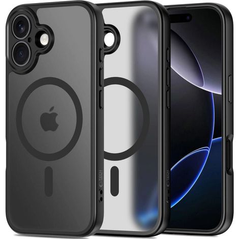 Cover per iPhone 17 MagSafe BasicMag - nero opaco