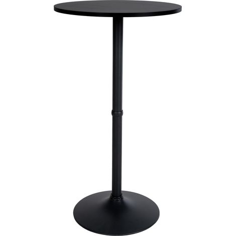 Tavolino rotondo nero/nero