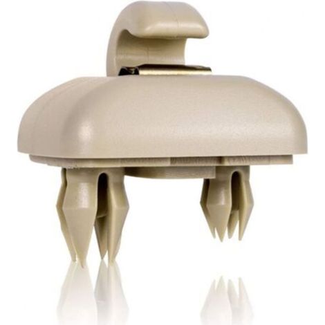 1 Piece Beige Car Sun Visor Clip, Car Sun Visor Hook Holder Bracket for Audi A1 A3 A4 A5 Q3 Q5 (8E0 857 562) A7 B6 B7 B8 S4 S5 (1/4)