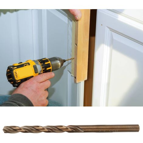 Boîte de 10 forets HSS pour métaux, pièces pour outils électriques, 4,2 mm (1/5)