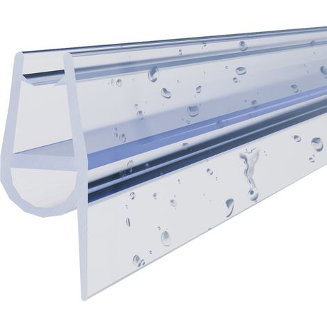WITEN&NOCK Duschdichtung unten gerade Wasserabweiser Dichtungsprofile Ersatzdichtung für 8-10 mm Glasstärke 120 cm