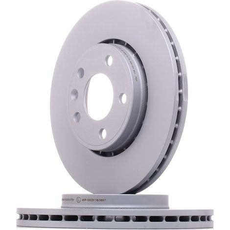 Lot de 2 Disques de frein ATE 24.0128-0132.1 NISSAN 40206-00QAE 40206-00QAF
