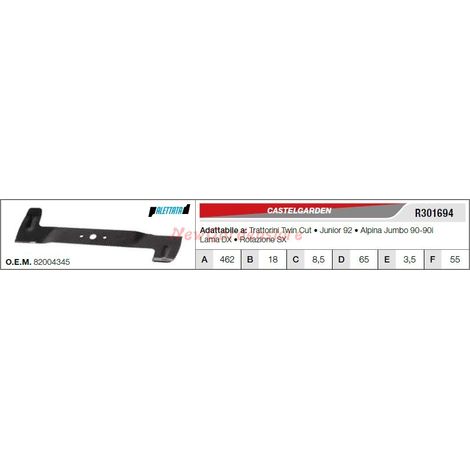 Lama CASTELGARDEN  trattorino tagliaerba rasaerba tosaerba TWIN CUT R301694