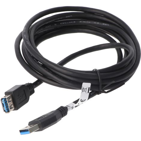 GOOBAY USB 3.0 Super-Speed Verlängerung, A/A, 93999, 3 m, schwarz (1/4)