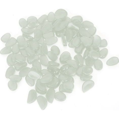 100 Pcs Lumineux Pierre Décor Fluorescent Jardin Cour Intérieur Aquarium Paysage Décoration Clair (1/5)