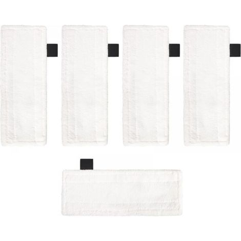 5 Pack Microfiber Floor Pads Compatible with Karcher EasyFix SC2 SC3 SC4 Steam Cleaners, Steam Mop Replacement Pads, Cleaning Accessories (1/5)