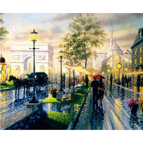 Magic paris, photo murale intissée, 360x270 cm, 4 parts (1/3)