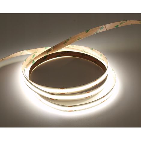 Tira de LED neón COB 12V blanca 6500K 5W - 5 metros