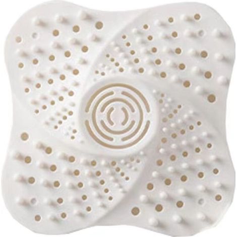 Couvercle de drain en silicone, blanc, 1 pièce Crépine d'évier de cuisine Couvercle de drain anti-odeurs pour salle de bain Évier (1/5)