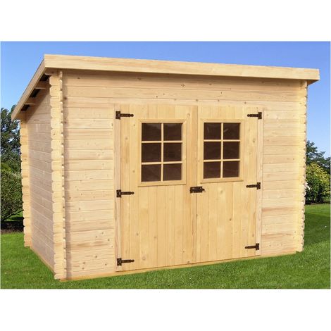 Casetta Foresta in Tavolame massello 20 mm - 3,00X1,84 m (1/4)