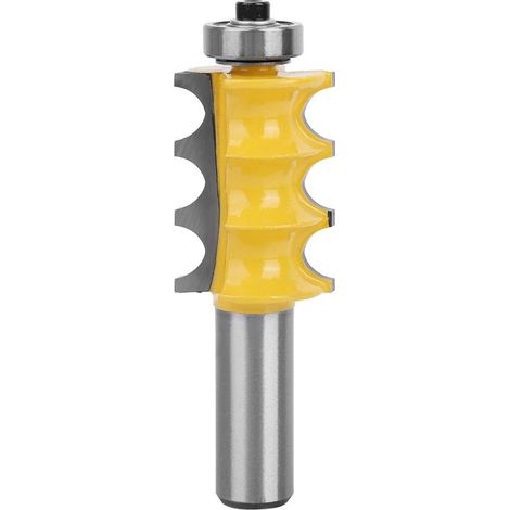 Fraise de défonceuse pour moulure triple perle, diamètre 1/2" - Outil de menuiserie (1/5)