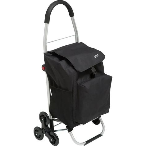 Chariot De Course Pliable 6 Roues Noir Five (1/10)