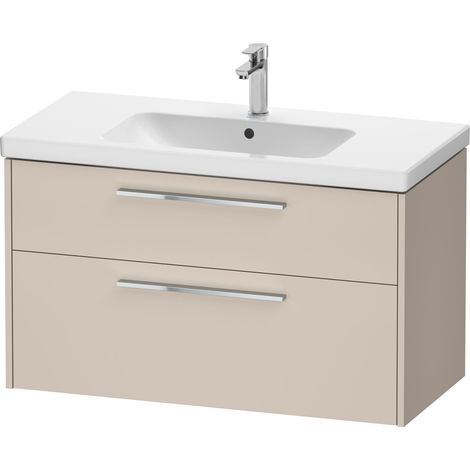 Duravit D-Code Waschtischunterbau wandhängend, 1 Auszug, 1 (1/2)