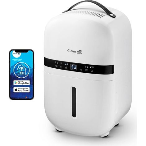 Clean Air Optima CA-702 Smart Luftentfeuchter Weiß 20 m² (1/2)