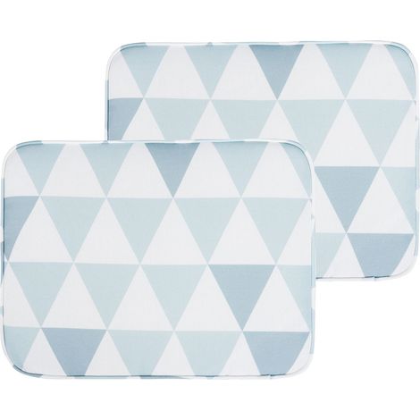 Gartenstuhlkissen 2er Set FIJI 29 x 38 cm Blau