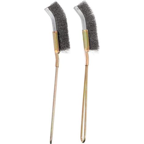 2 Pcs Brosse De Nettoyage De Cage À Oiseaux À Long Manche Mangeoire Cage Brosse À Fil Nettoyant Facile À Nettoyer Oiseau Perroquet Cage pour Animaux Brosse Accessoires 23X3 Cm (1/5)
