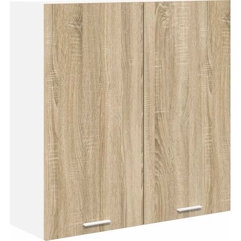 Armario moderno de pared con gran capacidad de almacenamiento 80 x 31 x 80 cm fabricado en madera de roble Sonoma 020053323 (1/5)