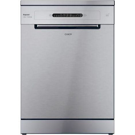 60 cm geschirrspüler, 13 maßgedecke, 47 db, silber - Candy - CF3C7L0S