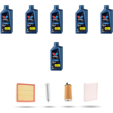 Kit tagliando 4 FILTRI e 6L OLIO compatibile con Bmw serie 3 (F30, F80,F31) 318d 105kw dal 2012 (1/5)