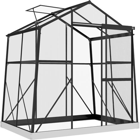 Robustes Gartengewächshaus, 192 x 131 x 203 cm, wetterfest, ideal für die frühe Anzucht und den Pflanzenschutz.