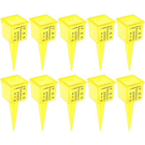 Lot de 10 gobelets doseurs en résine pour pluviomètre, outil de mesure d'eau et manomètre. (1/5)